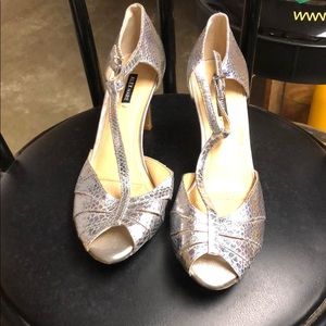 Silver heels